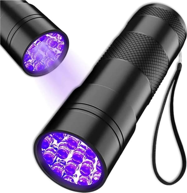 UV LED -taskulamppu, 395 nanometriä