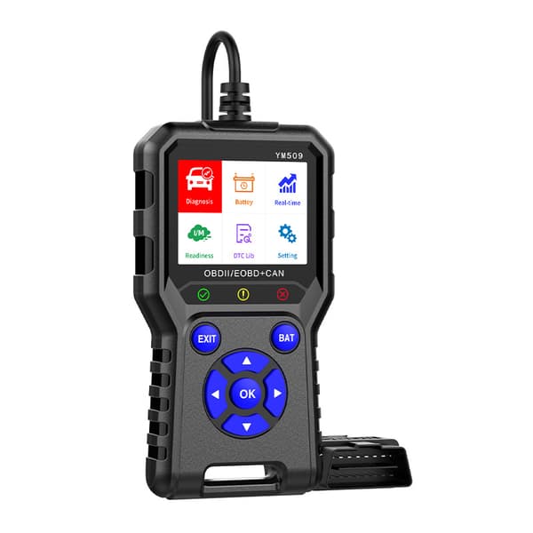 Professionel OBD 2-scanner til bilmotorfejlkoder, CAN-diagnosescannerværktøj, læs og slet fejlkoder for køretøjer med OBD2