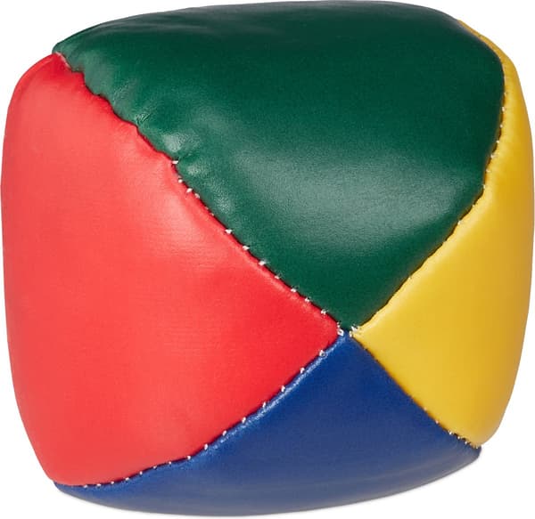 Jongleringsbollar - set om 5 - Ø 6,5 cm