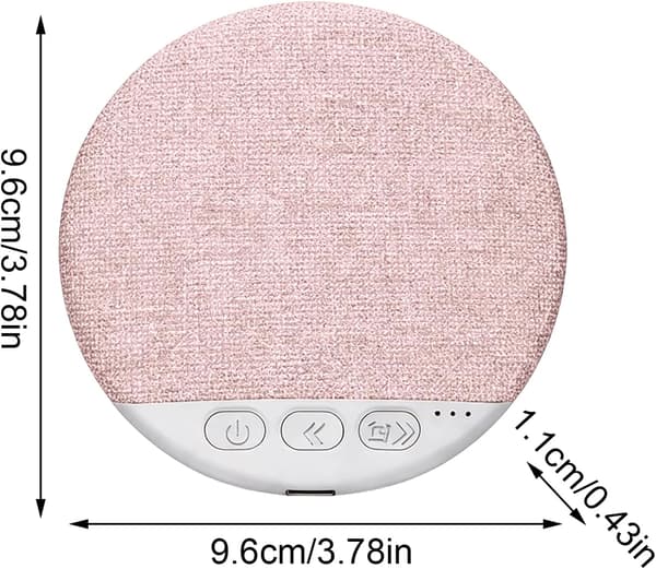 Bluetooth-kuddehögtalare, vit, för sidobruk, Bluetooth-kuddehögtalare med benledning och fjärrkontroll, stöder TF