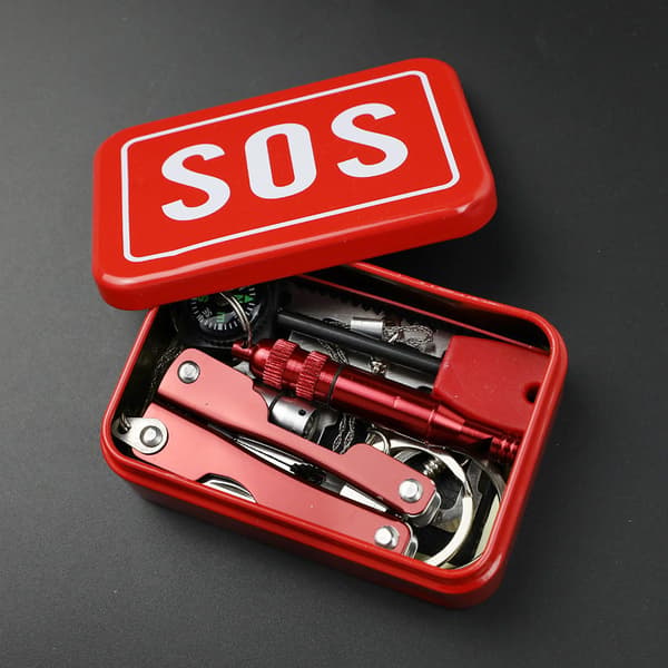SOS-boks - Overlevelsesudstyr Boks