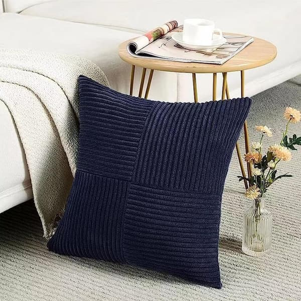 Sæt med 2 fløjls pudebetræk 30x50 cm - Bløde dekorative pudebetræk til sofa og stue
