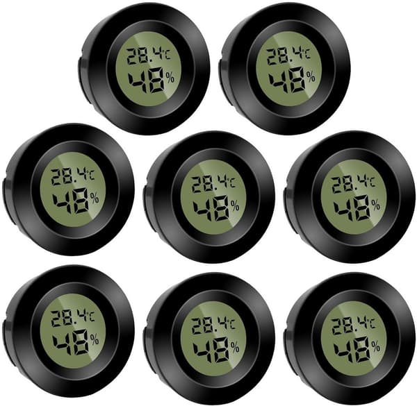 Mini digital hygrometer inomhustermometer - temperatur- och luftfuktighetsmätare