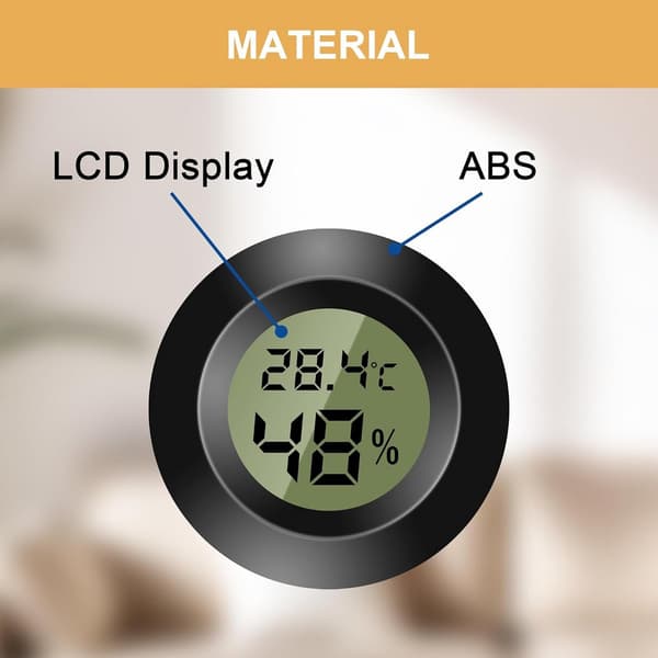 Mini digital hygrometer inomhustermometer - temperatur- och luftfuktighetsmätare