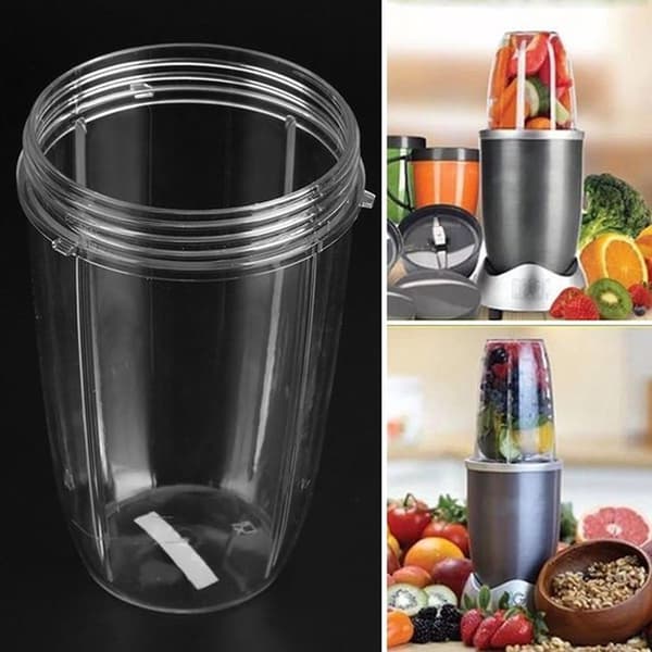 Juicer reservedele kop, til blender - Medium - 1 stk, erstatningskopper egnet til Nutribullet reservedele 24oz blenderkopper egnet til N