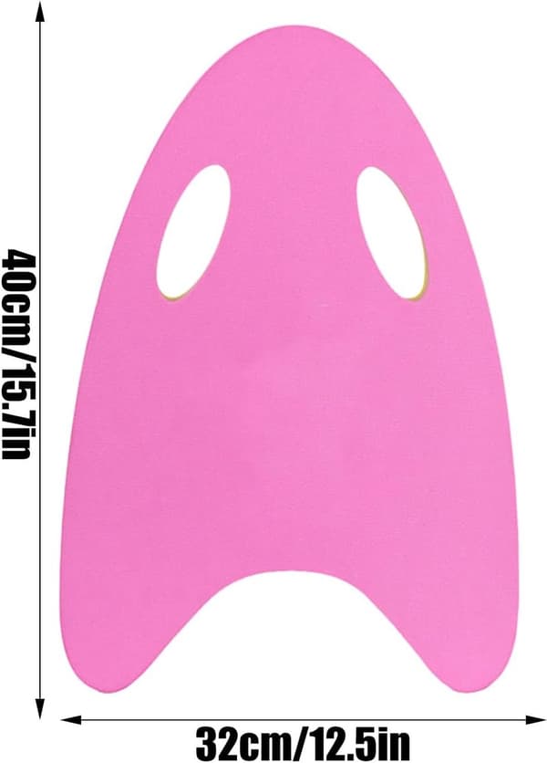 Barnens Simbräda - Simträningsbräda - Stöd för Simlektioner - Hög Flytkraft - 40x32 cm - Rosa