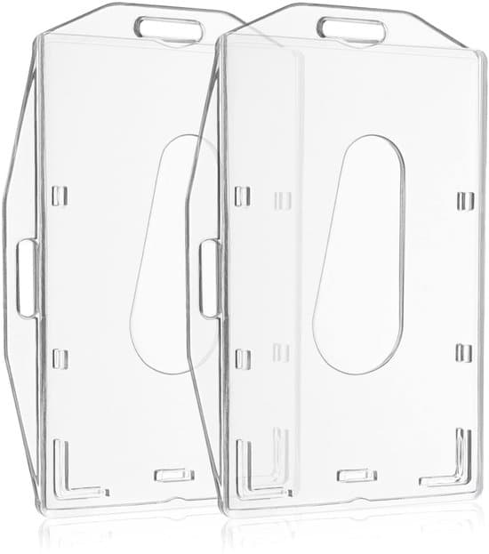 Dailygoods - Transparenta ID-korthållare, set om 2