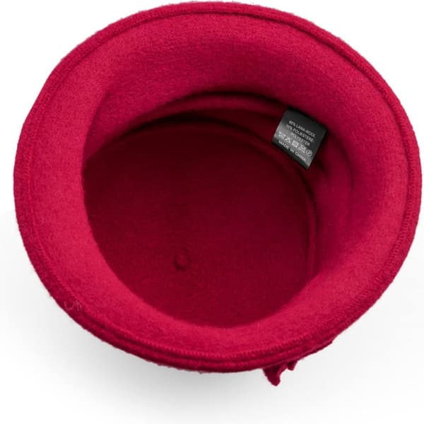 Varme vinterhatte til kvinder - retro uldhatte - vinteruldhatte til kvinder med blomsterdekorationer - elegante hatte af topkvalitet - blå