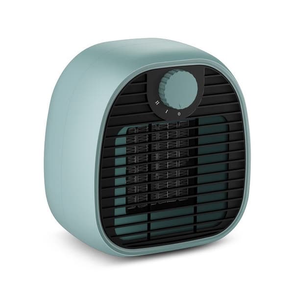 Varmeblæser, minivarmer 1000W - grøn
