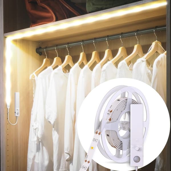 LED-list med rörelsesensor, skåpbelysning