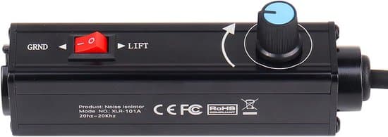 Audio Ground Loop Isolator - Audio Støjundertrykker - Lydforbedring - Eliminerer Brummen - 2 Stykker - Sort