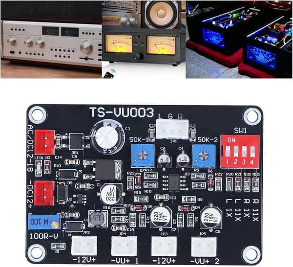 VU-meter drivermodul til lydniveauindikation og baggrundsbelysning - DIY & bilstereo