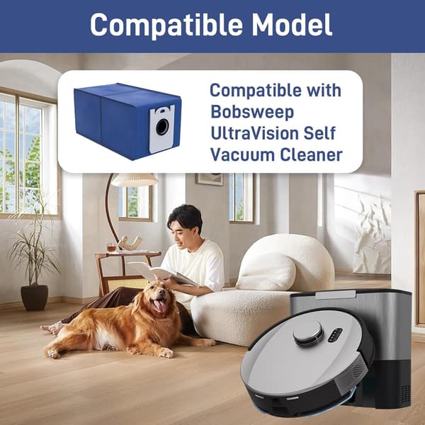 Dammpåsebyte för Bobsweep UltraVision Självrobotdammsugare