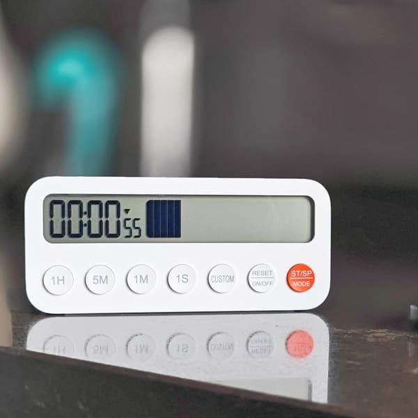 Visuell timer, nedräkningstimer, kökstimer, tidsplanerare för studenter, digital klocka