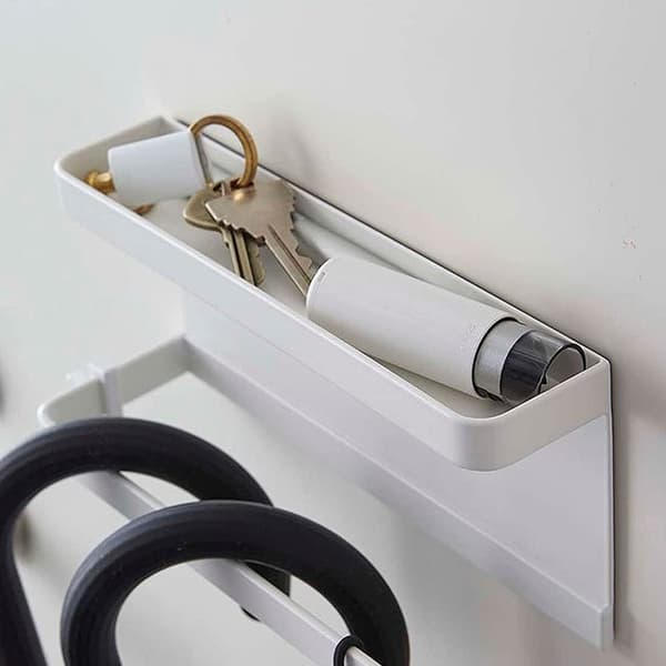 Hvid magnetisk hylde - Praktisk organizer