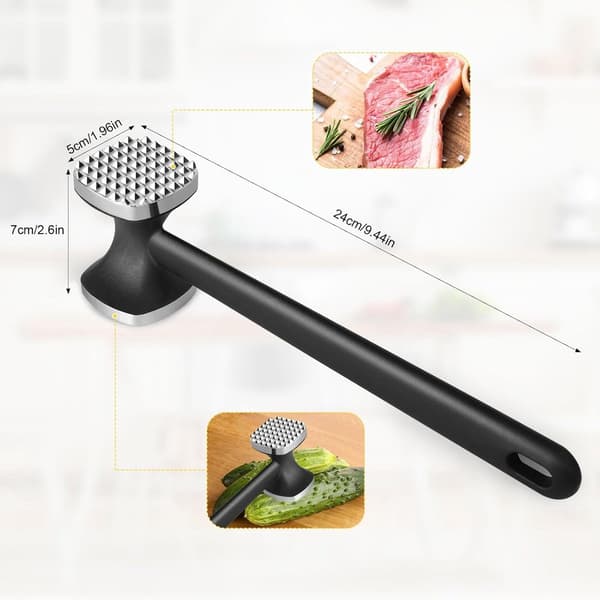 Dubbelsidig köttmörare - Hög kvalitet - Ergonomisk design