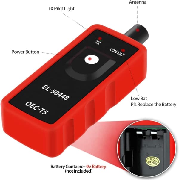 Däcktrycksövervakningssystem, för husbilsbruk, däcktrycksövervakningssystem med 6 externa TPMS-sensorer, LCD-display