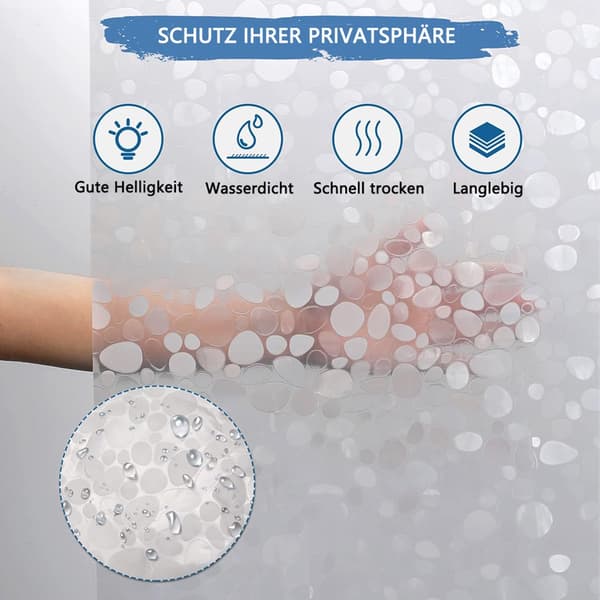 Duschdraperi-Transparent-Vattentätt-Badrum-Bredd-180cm