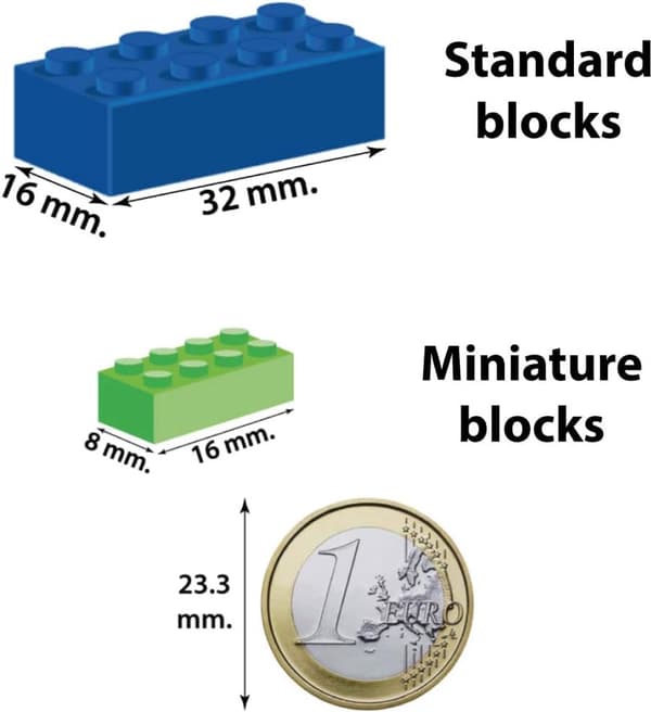Miniature VM Fodboldtrofæ Byggesæt - Byggeklodsmodel