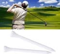 Golfpeg i trä - 70 mm - Vit - 100 stycken