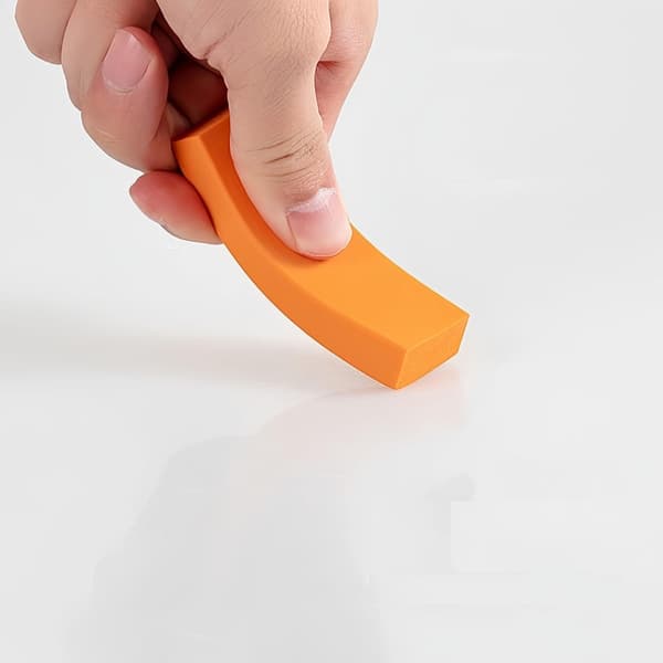 Rustfjerner i rustfrit stål 2 stk. - Magisk rustfjerner i rustfrit stål - Rustfjerner i gummi til køkken, badeværelse og husholdning - Orange