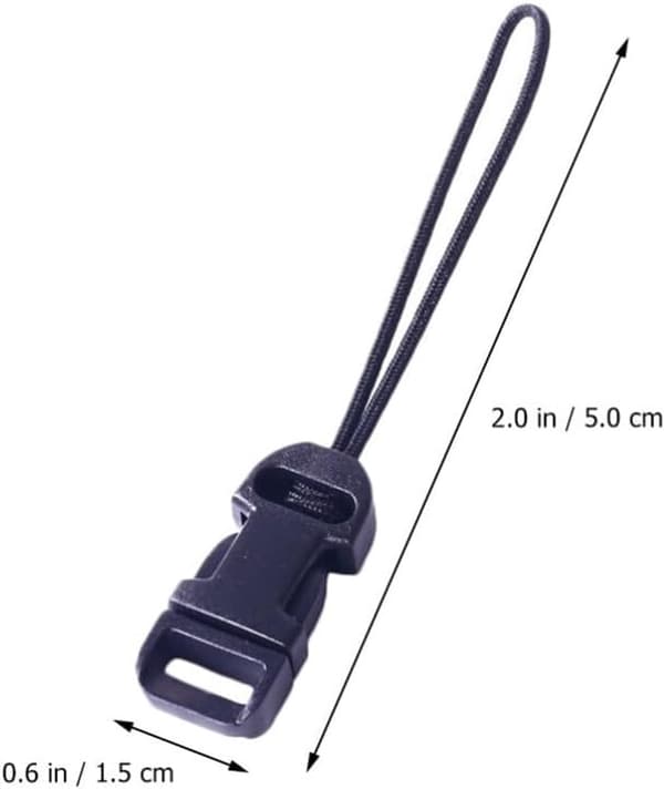 Kameramonteringsadaptere - Quick-Release Clips - Sikkert Udstyr - Universal Kompatibilitet - 20 Stykker - Sort
