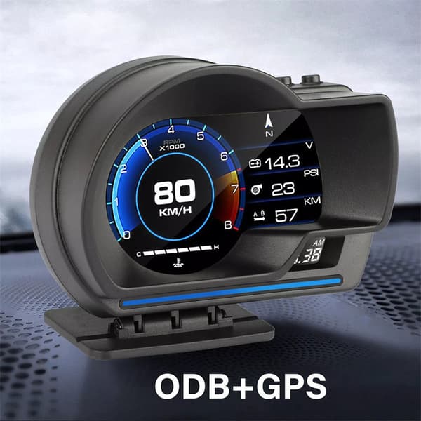 Urskive-display head-up display, velegnet til bilmonteret head-up display P6, sort