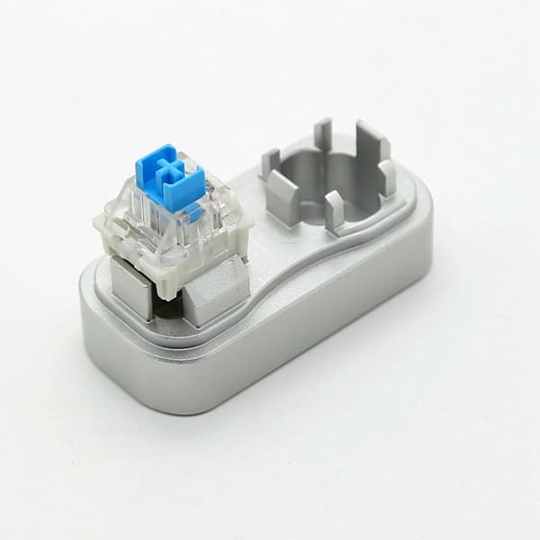 Keycapfjerner, switchfjerner, keycaps til computertilbehør, tastaturdemonteringsudstyr, sølvhvid