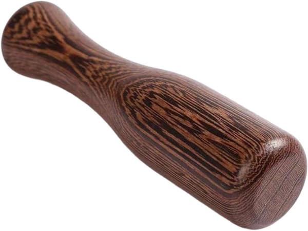 Træstøder - Køkkenpresse - Fermentering og syltning - Ergonomisk design - 16,5 cm længde - Træfarve
