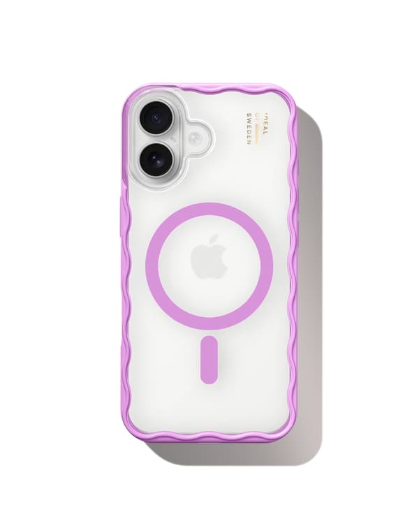 Wavy Case MagSafe iPhone 17 Pink