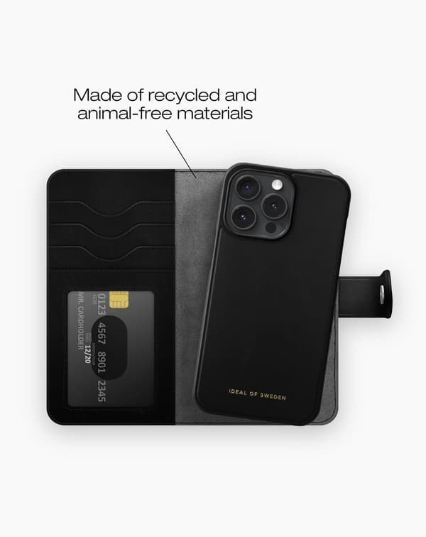 Magnet Wallet+ iPhone 15 Pro Max Black