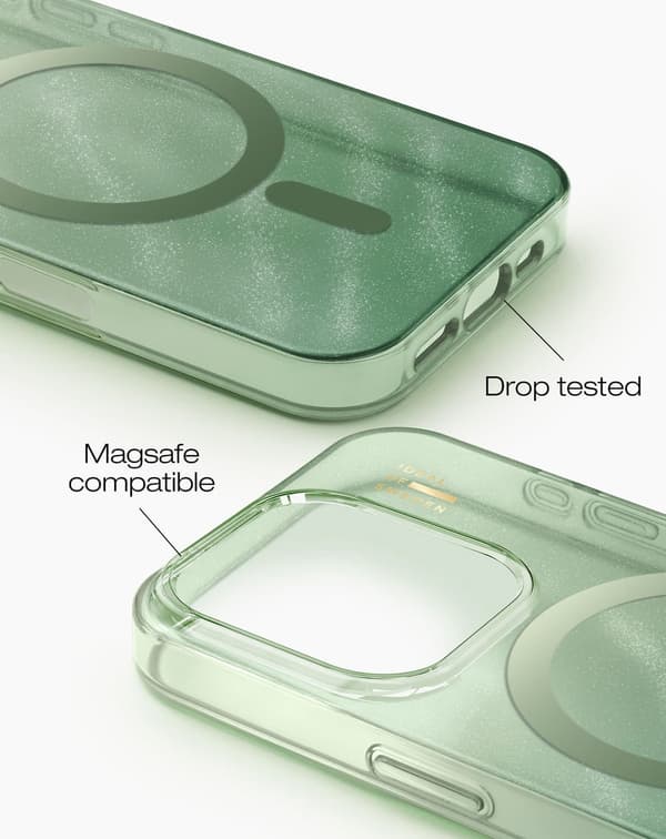 Clear Case MagSafe iPhone 16 Pro Sage Green