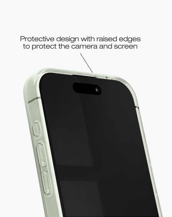 Clear Case MagSafe iPhone 15 Pro Max Sage Green