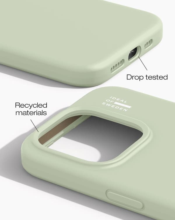 Silicone Case iPhone 15 Pro Sage Green