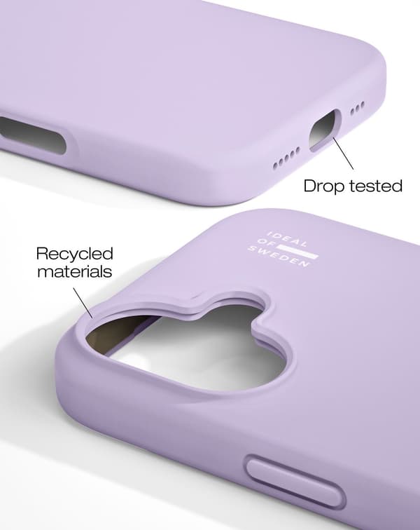 Silicone Case iPhone 16 Lavender Milk