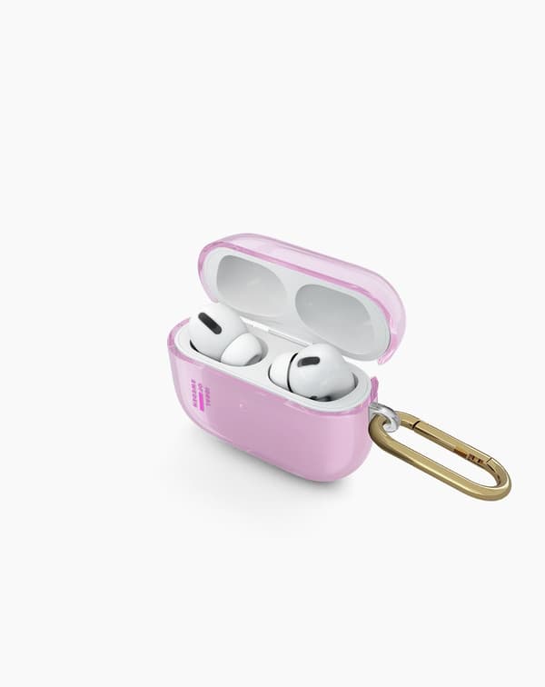 Clear AirPods Case Pro 3 Light Pink