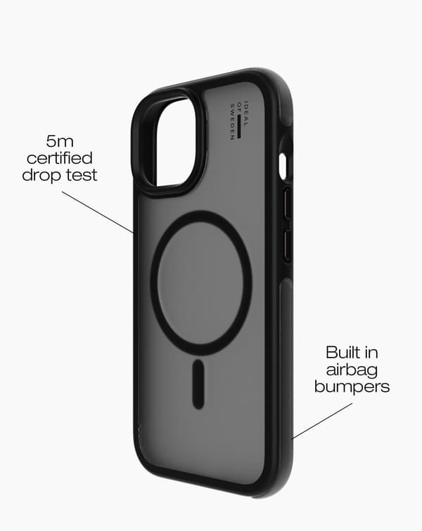 Ideal Bumper Case MagSafe iPhone 13 / 14 / 15 / 16e / 17e Black