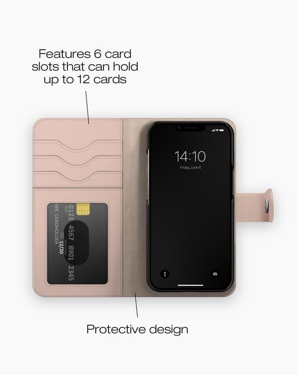 Magnet Wallet+ iPhone 13 / 14 / 16e / 17e Pink