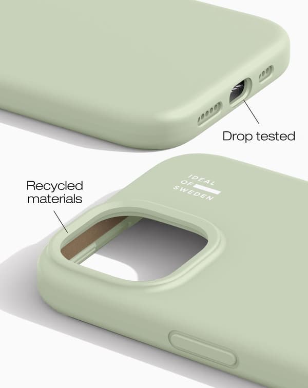 Silicone Case iPhone 13 / 14 / 15 / 16e / 17e Sage Green