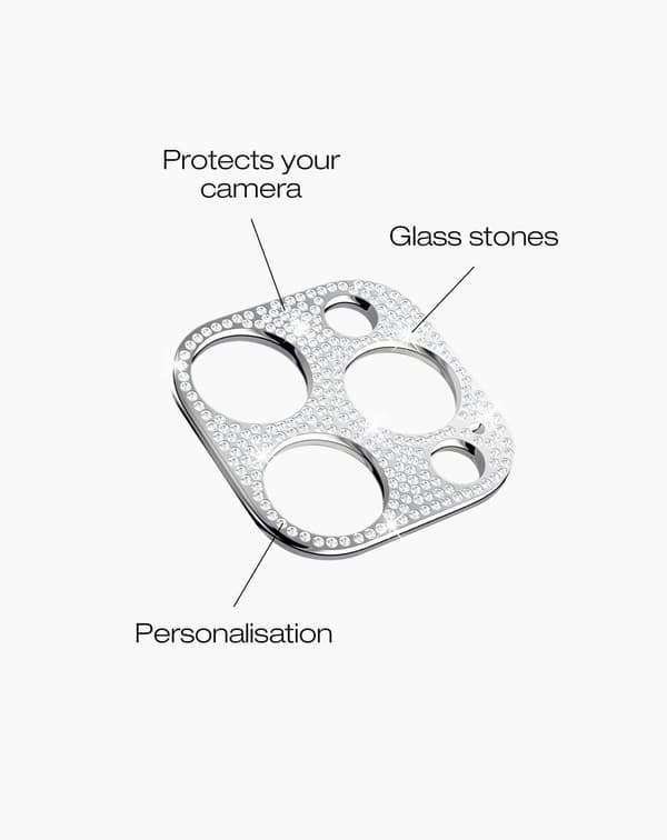 Camera Lens Protector 3D iPhone 14 Pro / 14 Pro Max / 16 Pro / 16 Pro Max Stones