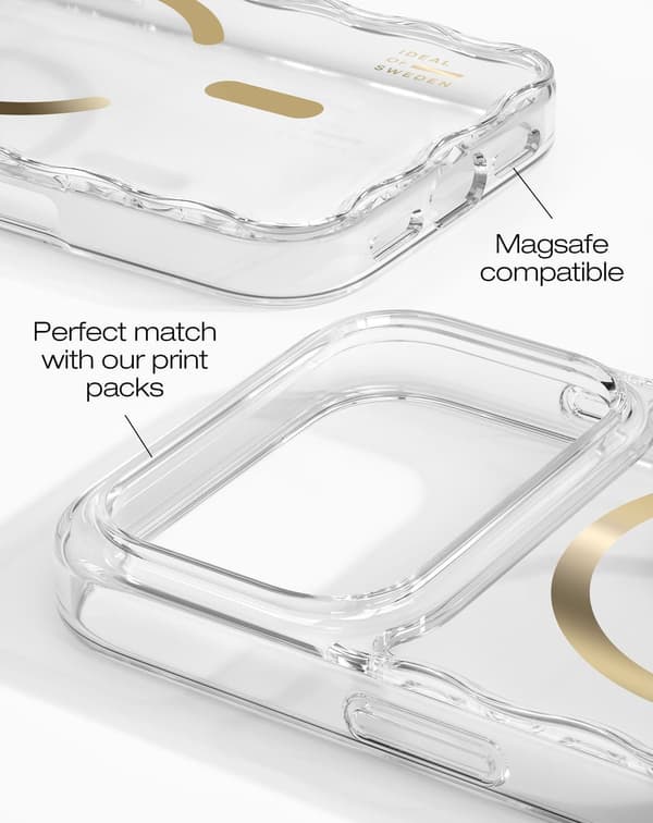 Wavy Case MagSafe iPhone 17 Pro Max Clear
