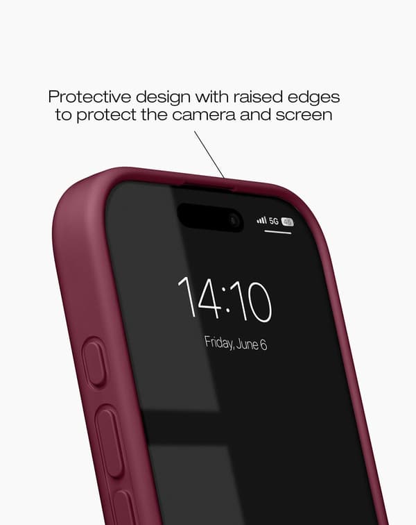 Silicone Case MagSafe iPhone 17 Fine Wine
