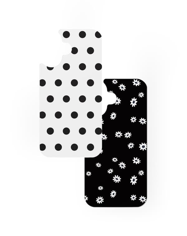 Print Pack iPhone 16 / 17 Ecru Noir