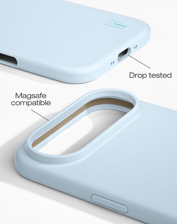 Silicone Case MagSafe iPhone Air Light Blue