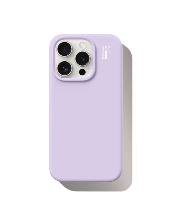 Silicone Case iPhone 15 Pro Lavender Milk