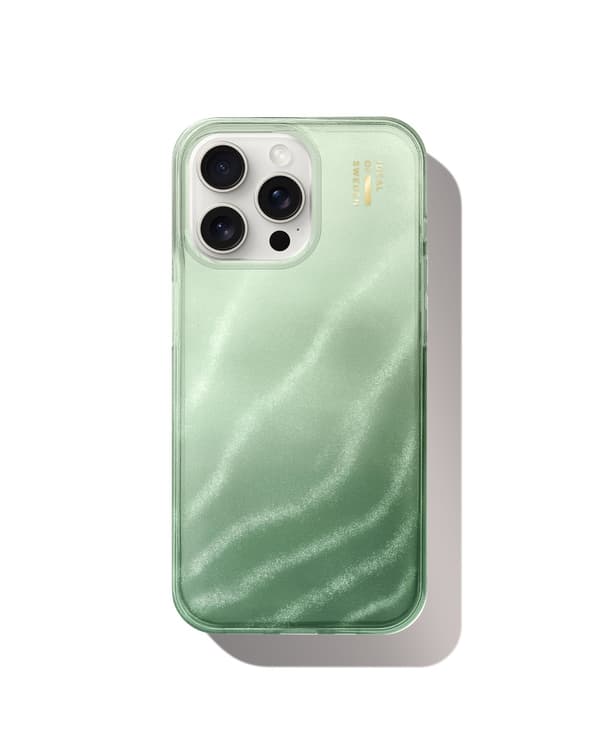 Clear Case iPhone 15 Pro Max Sage Green