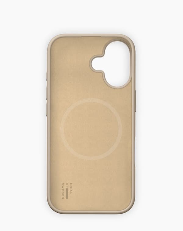 Silicone Case MagSafe iPhone 17 Perfect Beige