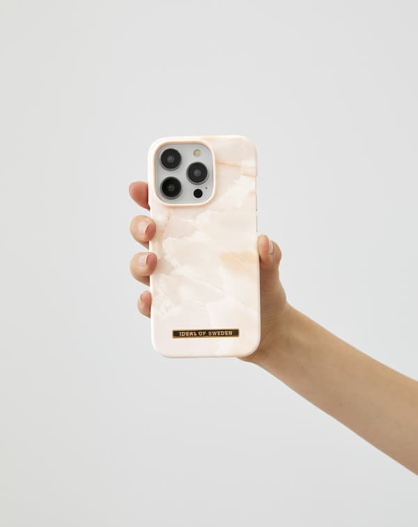 Printed Case MagSafe iPhone 15 Pro Rose Pearl Marble