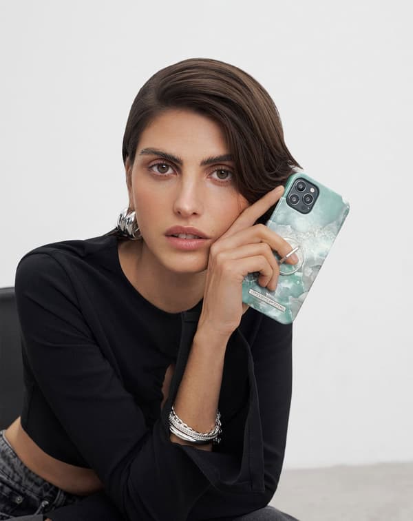 Printed Case iPhone 16 Plus Azura Marble
