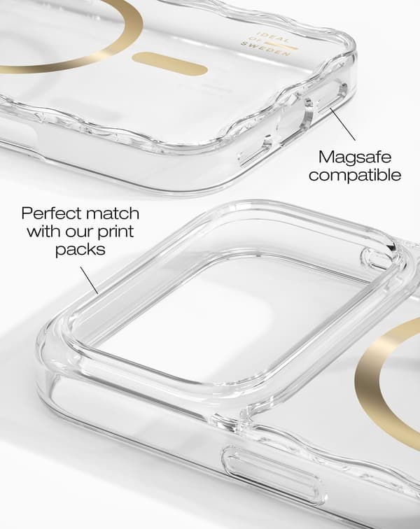 Wavy Case MagSafe iPhone 17 Pro Max Clear